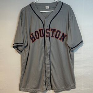 NWOT Houston Astros 'Still Tippin' 44 Baseball Jersey, Retro Grey, Size XL